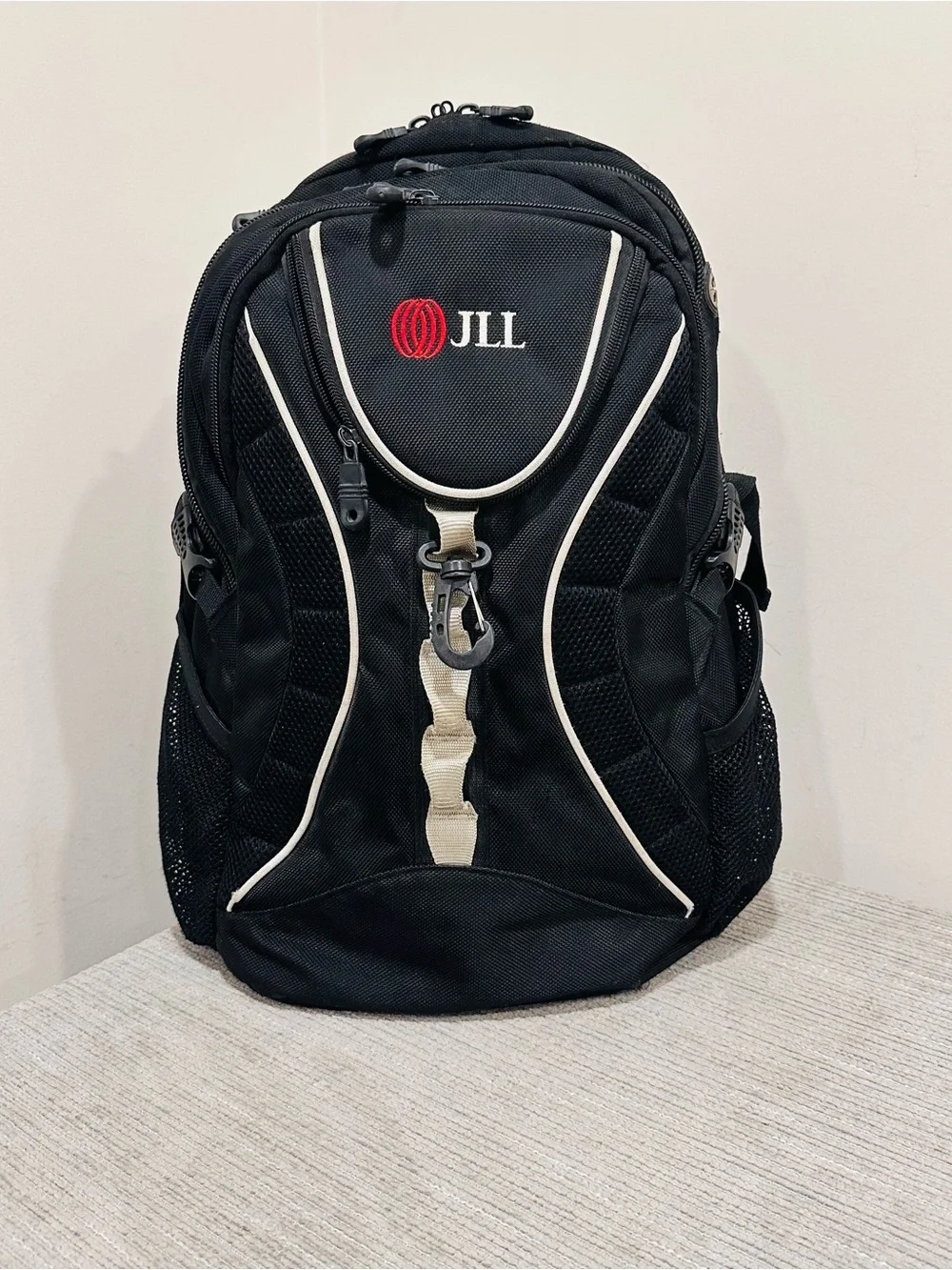 JLL Corporate Laptop Backpack Black Travel Work Tech Bag Swag